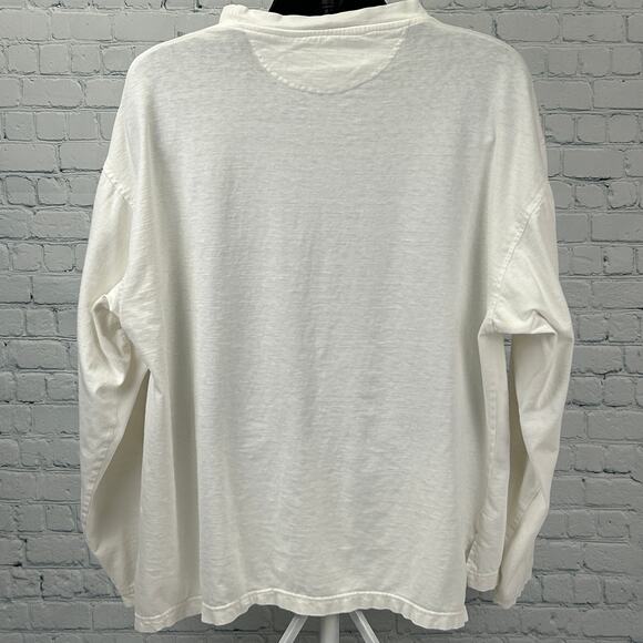 Vintage 90s Distressed Los Angeles LA Kings T Shirt BUM Equipment White L Large - Picture 3 of 9